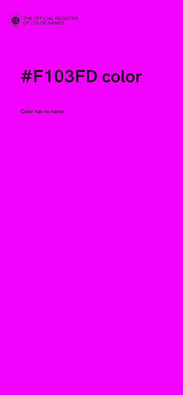 #F103FD color image