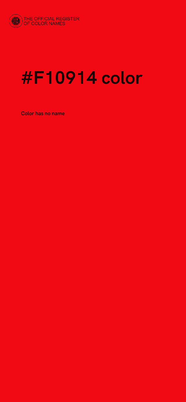 #F10914 color image