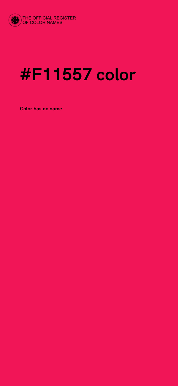 #F11557 color image