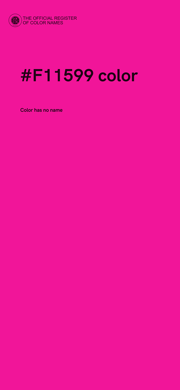 #F11599 color image