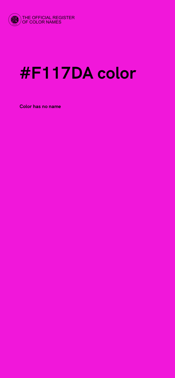 #F117DA color image