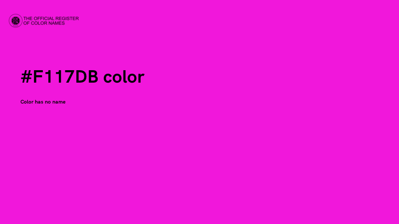 #F117DB color image