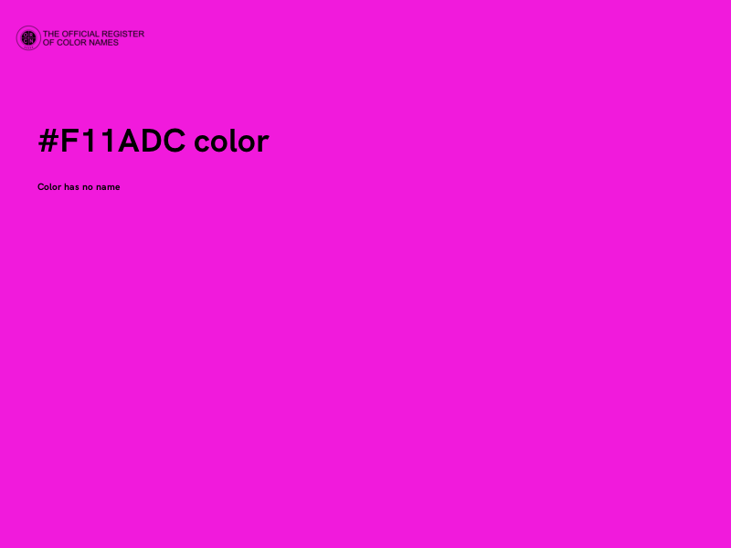 #F11ADC color image