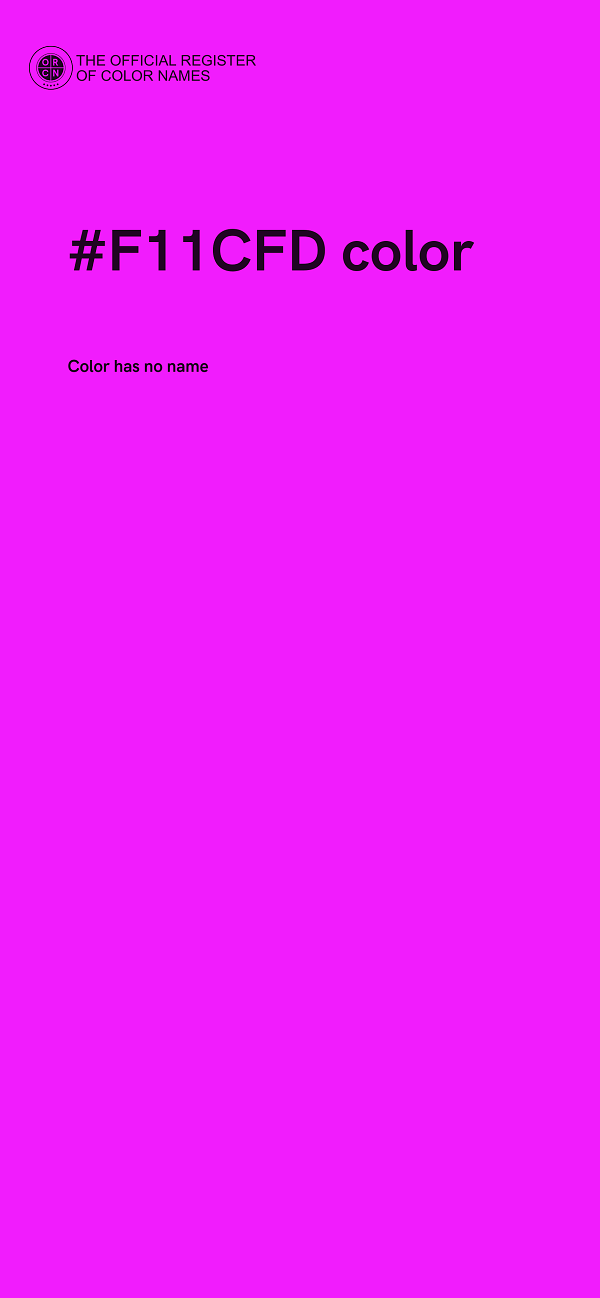 #F11CFD color image