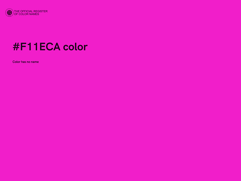 #F11ECA color image