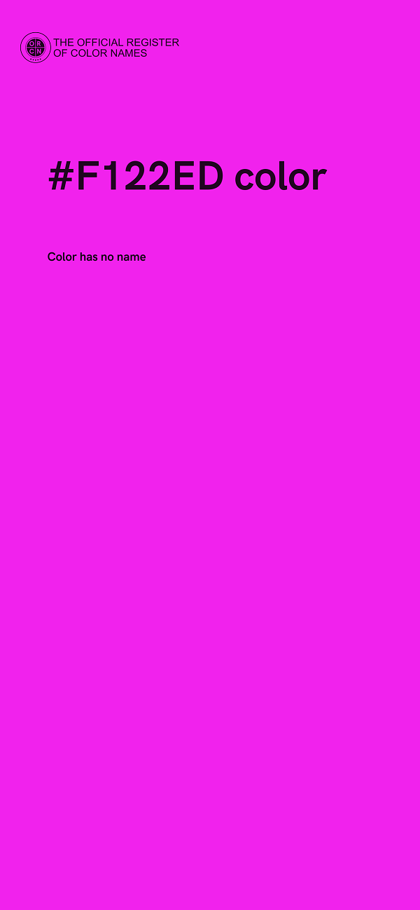 #F122ED color image