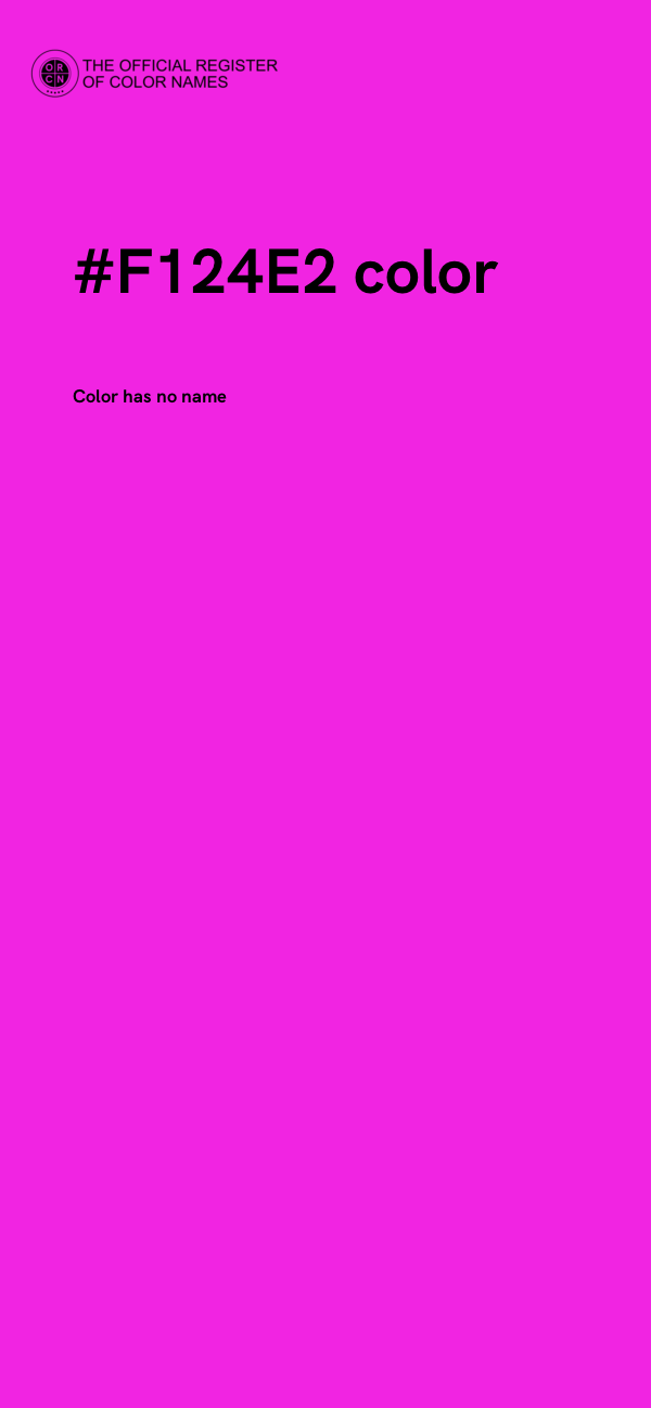 #F124E2 color image