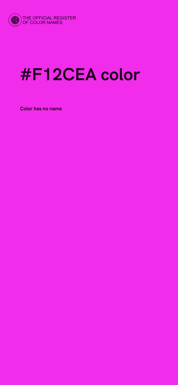 #F12CEA color image