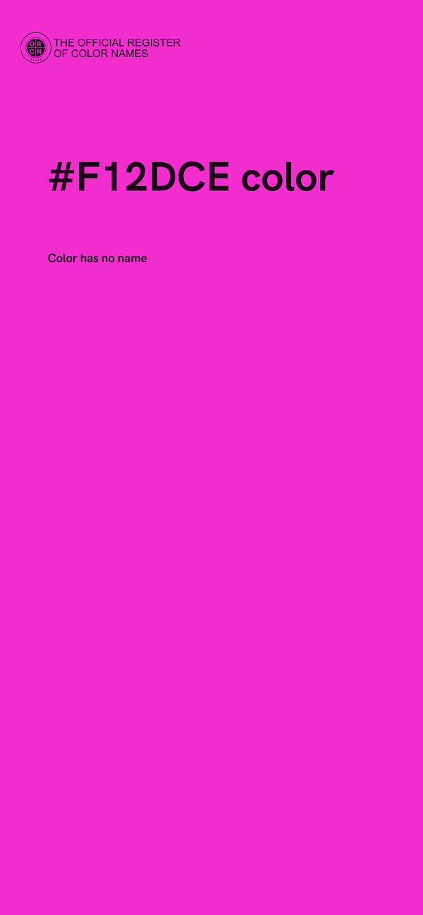 #F12DCE color image