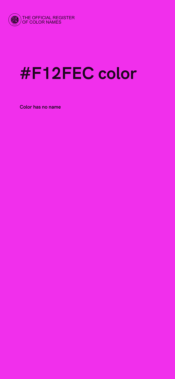 #F12FEC color image