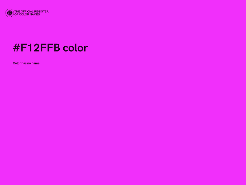 #F12FFB color image