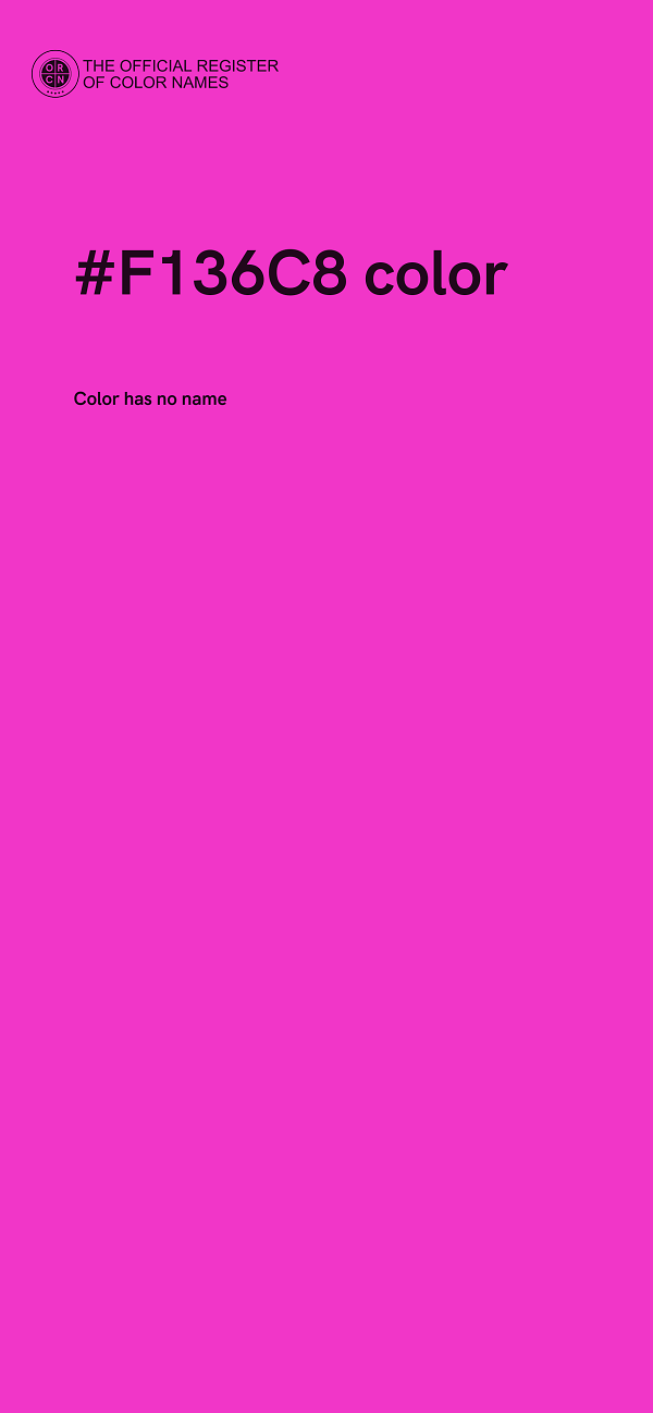 #F136C8 color image