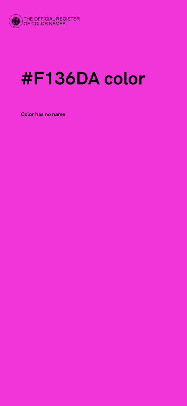 #F136DA color image