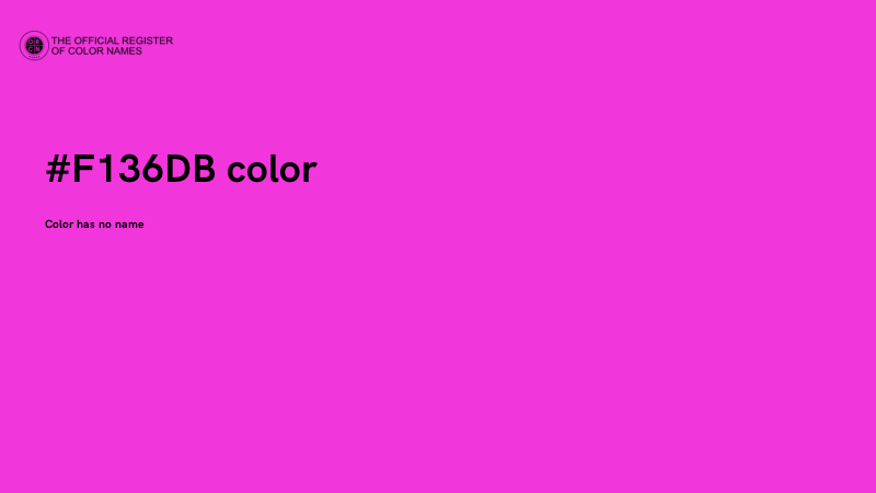 #F136DB color image