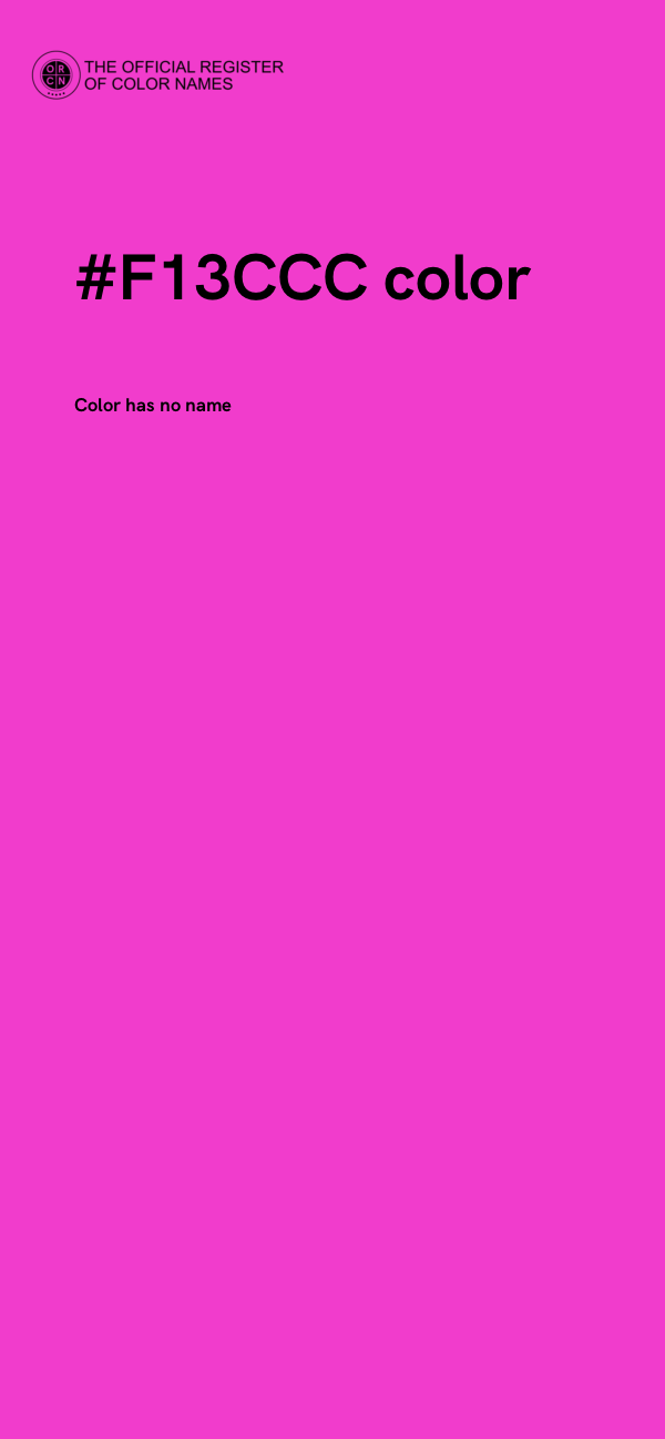#F13CCC color image