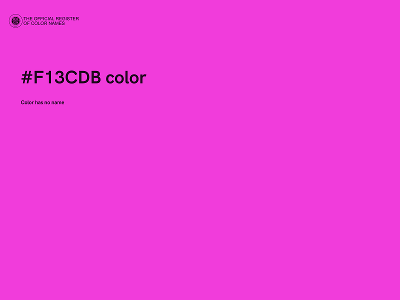 #F13CDB color image