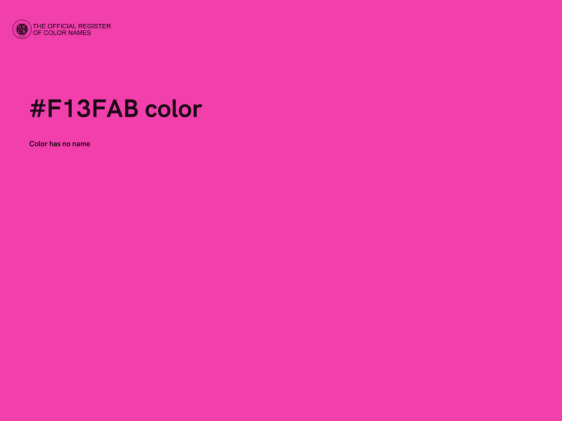 #F13FAB color image