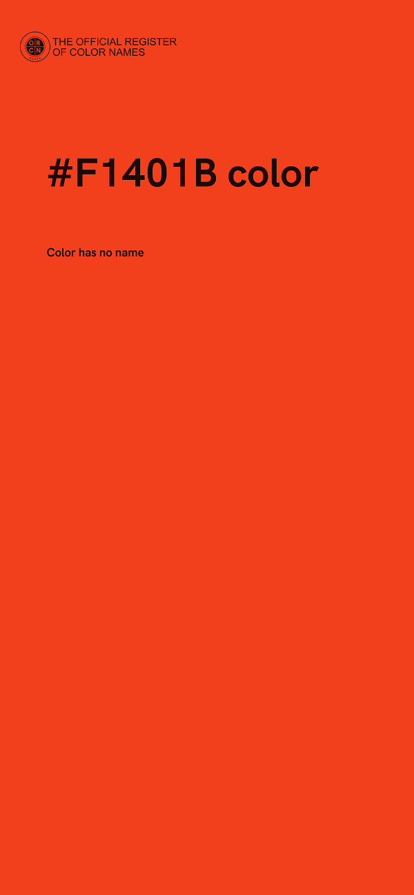 #F1401B color image