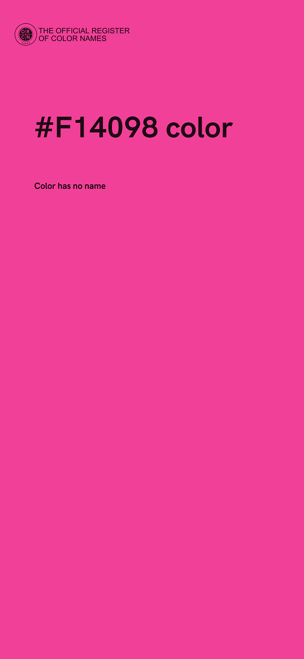 #F14098 color image
