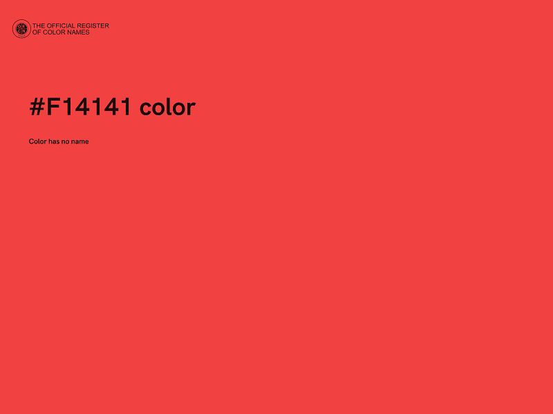 #F14141 color image