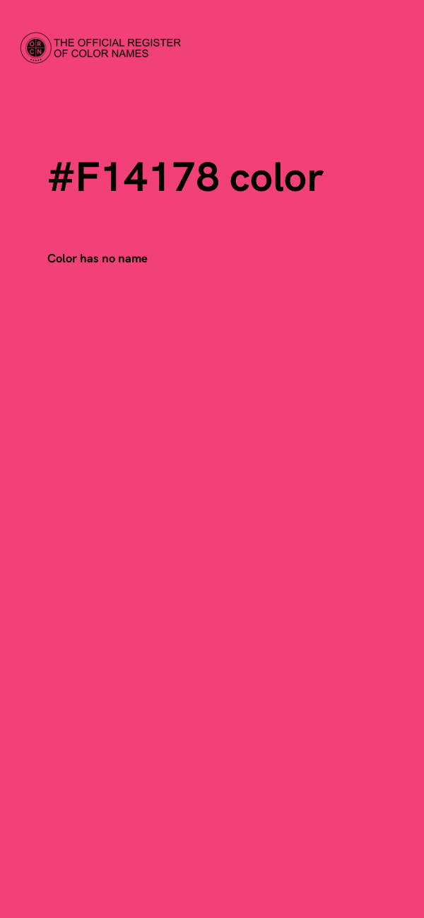 #F14178 color image