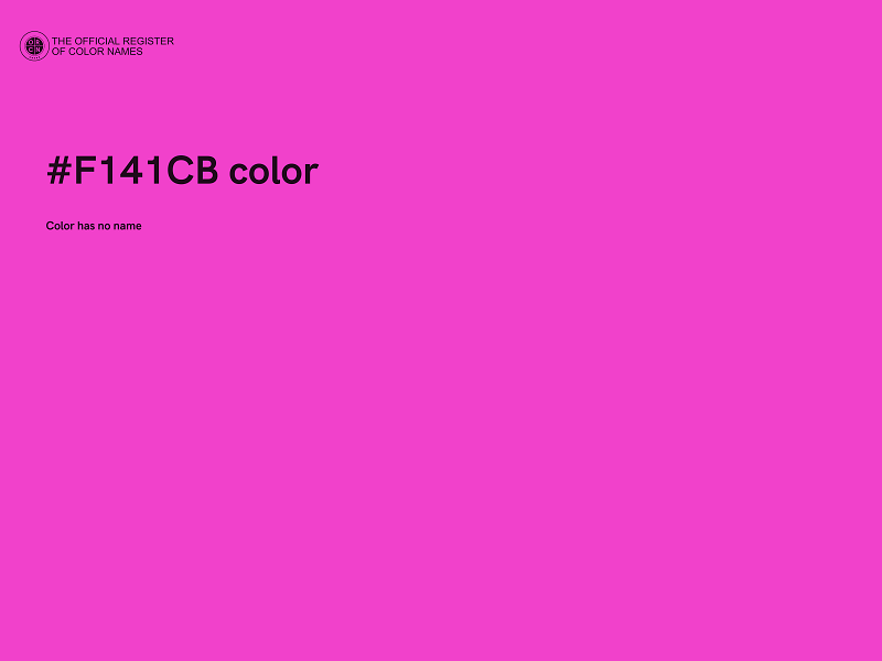 #F141CB color image