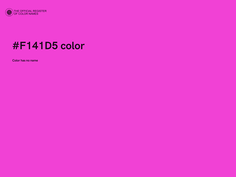 #F141D5 color image