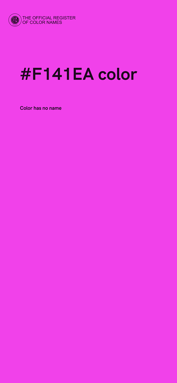 #F141EA color image