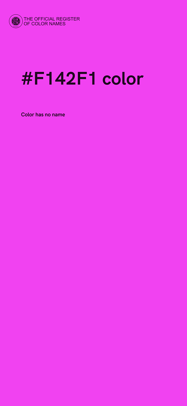 #F142F1 color image