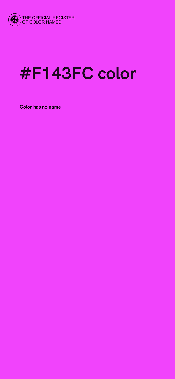 #F143FC color image
