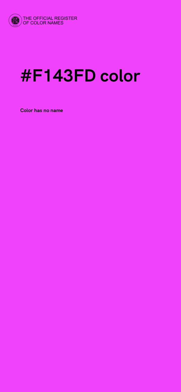 #F143FD color image