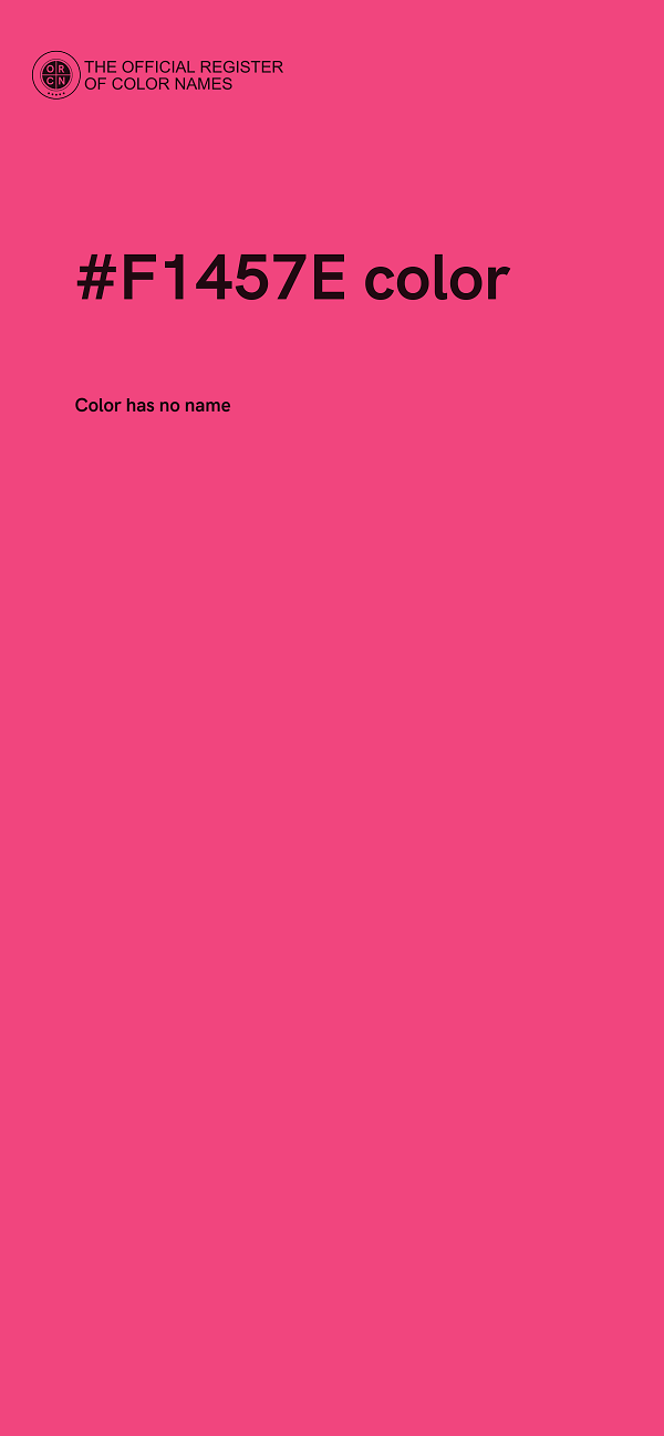 #F1457E color image