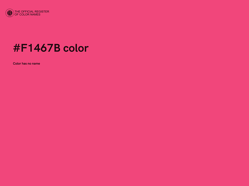 #F1467B color image