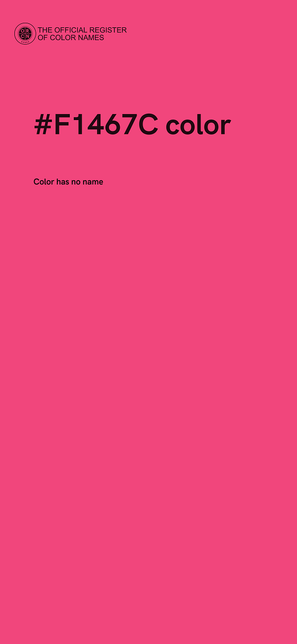 #F1467C color image