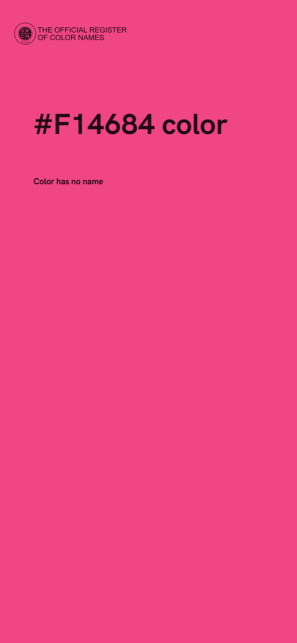 #F14684 color image