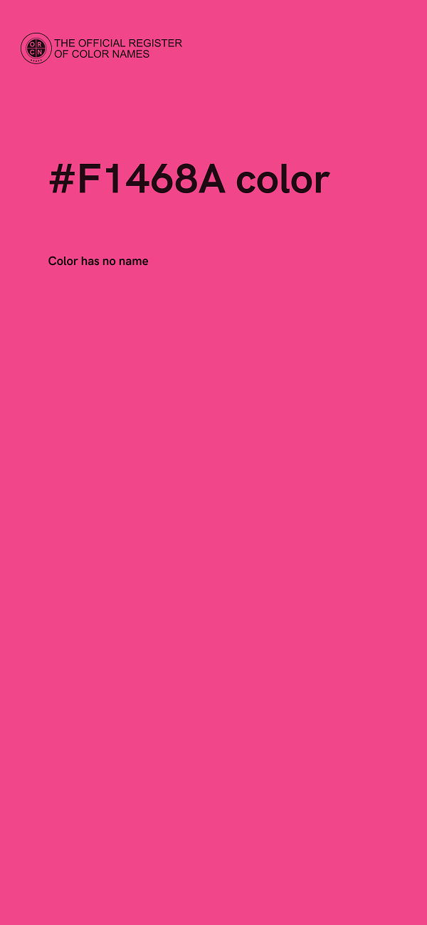 #F1468A color image