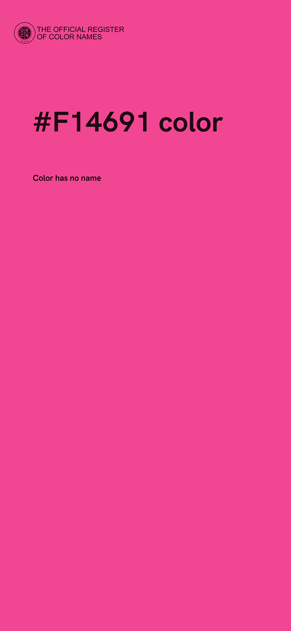 #F14691 color image