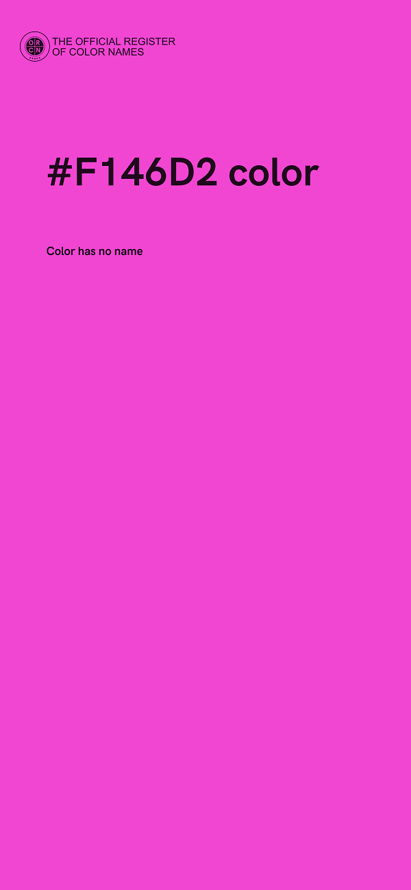 #F146D2 color image