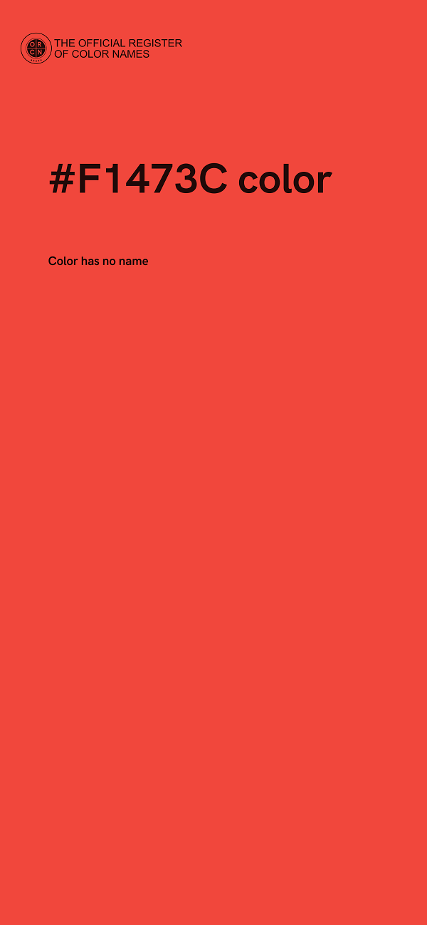 #F1473C color image