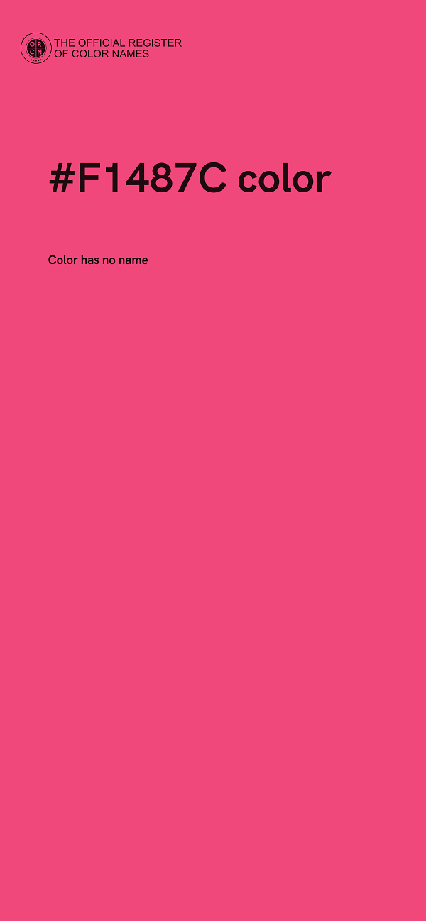 #F1487C color image
