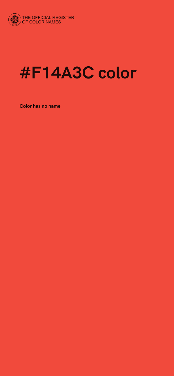#F14A3C color image