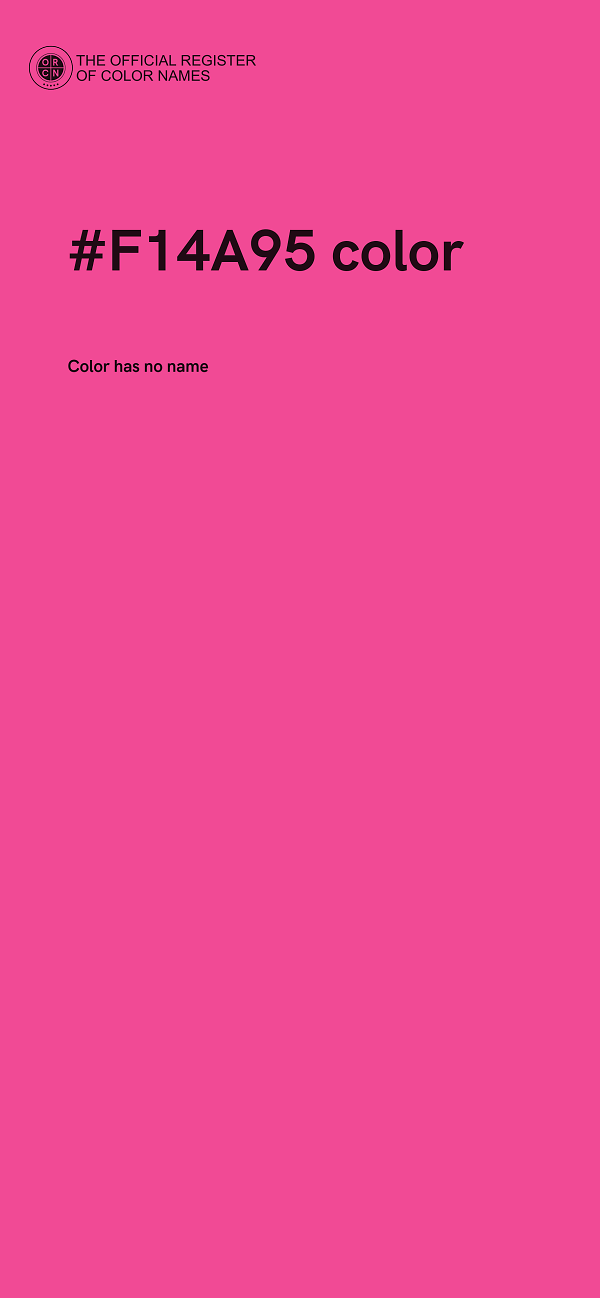 #F14A95 color image