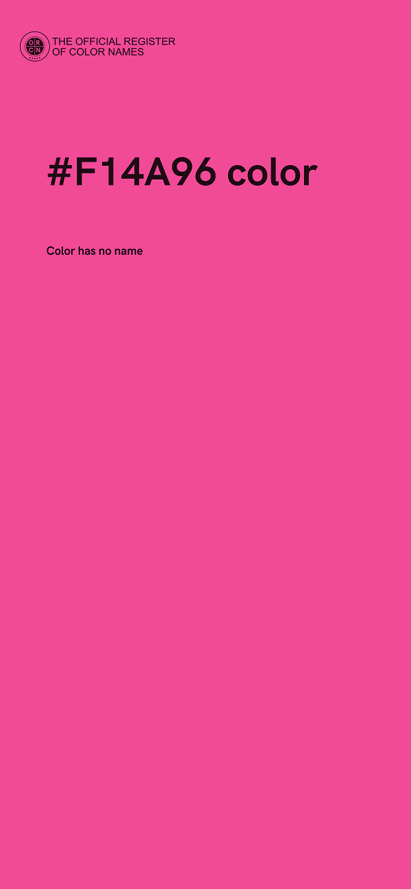 #F14A96 color image