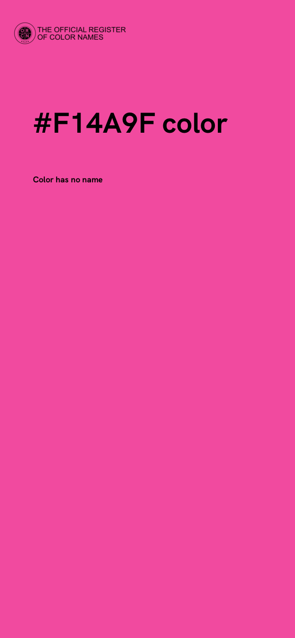 #F14A9F color image