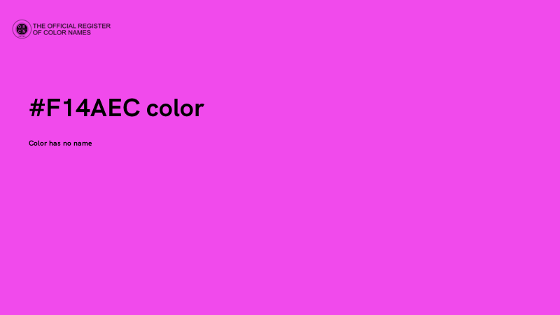 #F14AEC color image