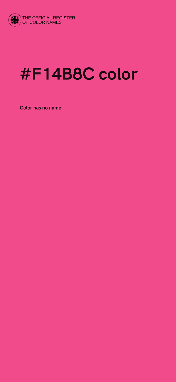 #F14B8C color image