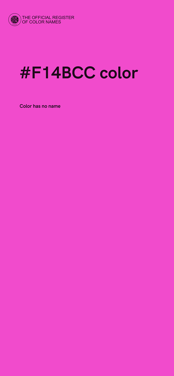 #F14BCC color image