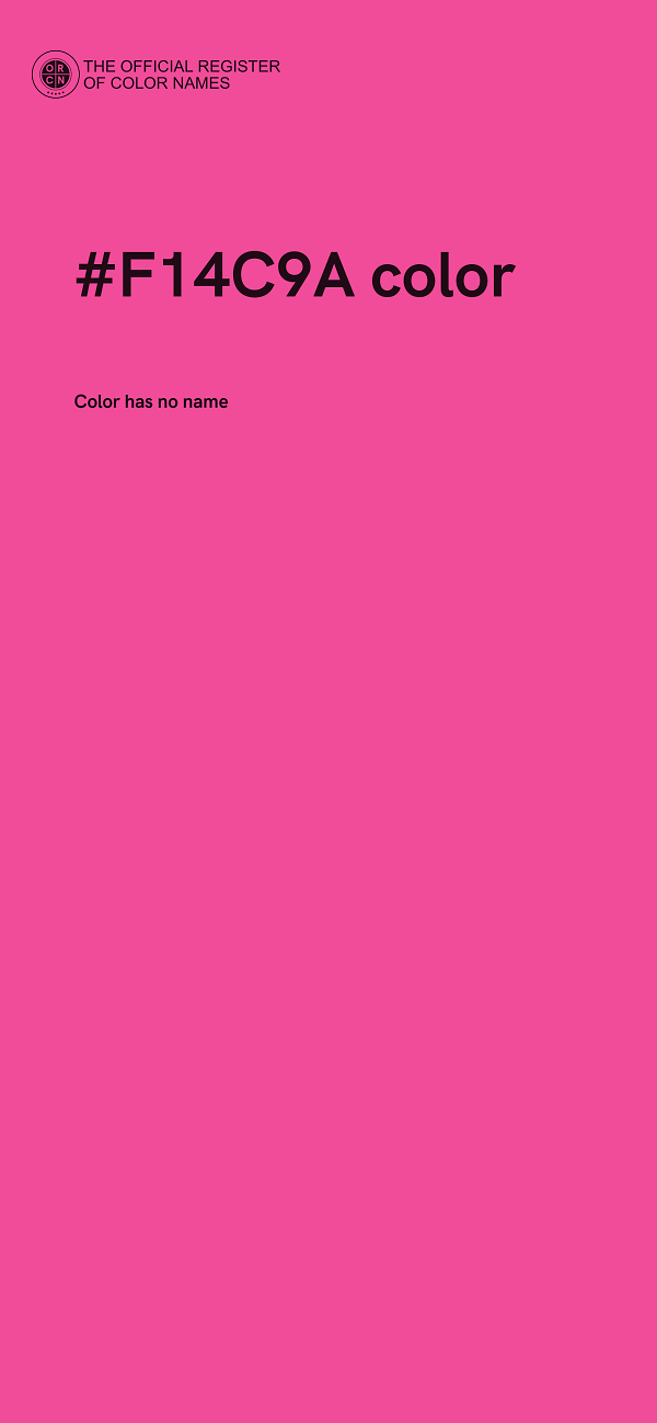 #F14C9A color image