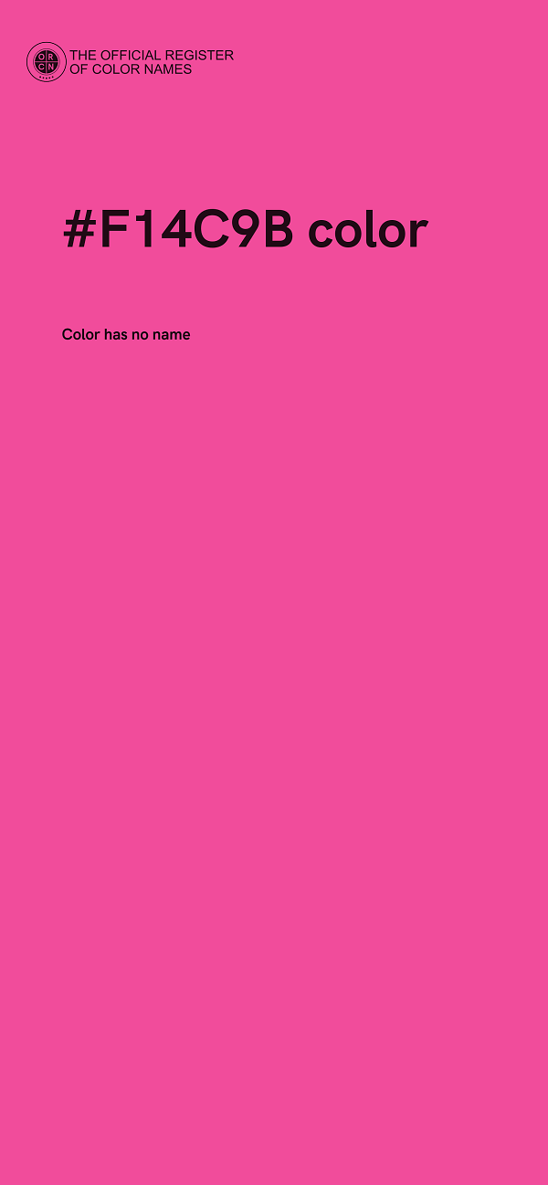 #F14C9B color image