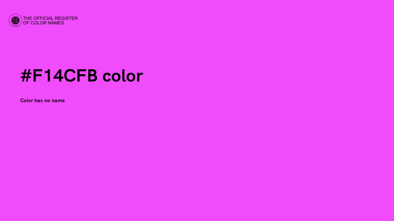 #F14CFB color image